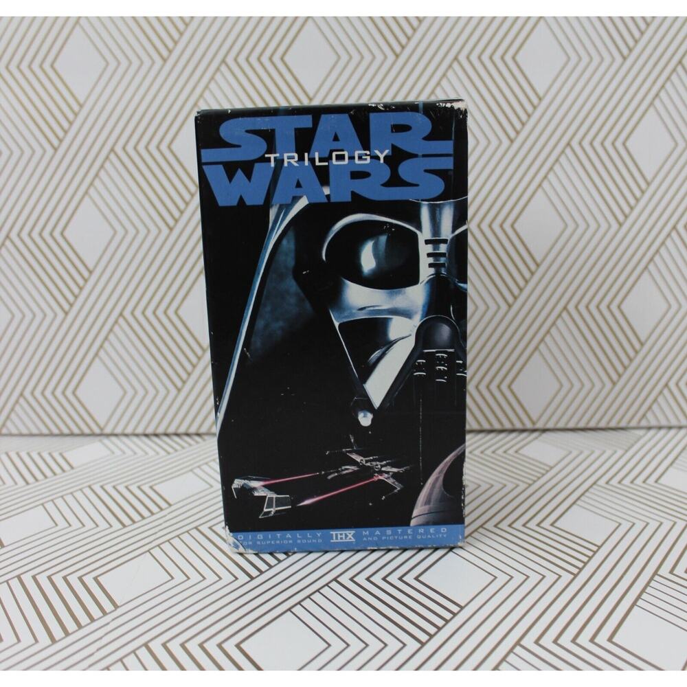Star Wars Trilogy VHS Video Cassette Set Empire Strikes Return Jedi Used